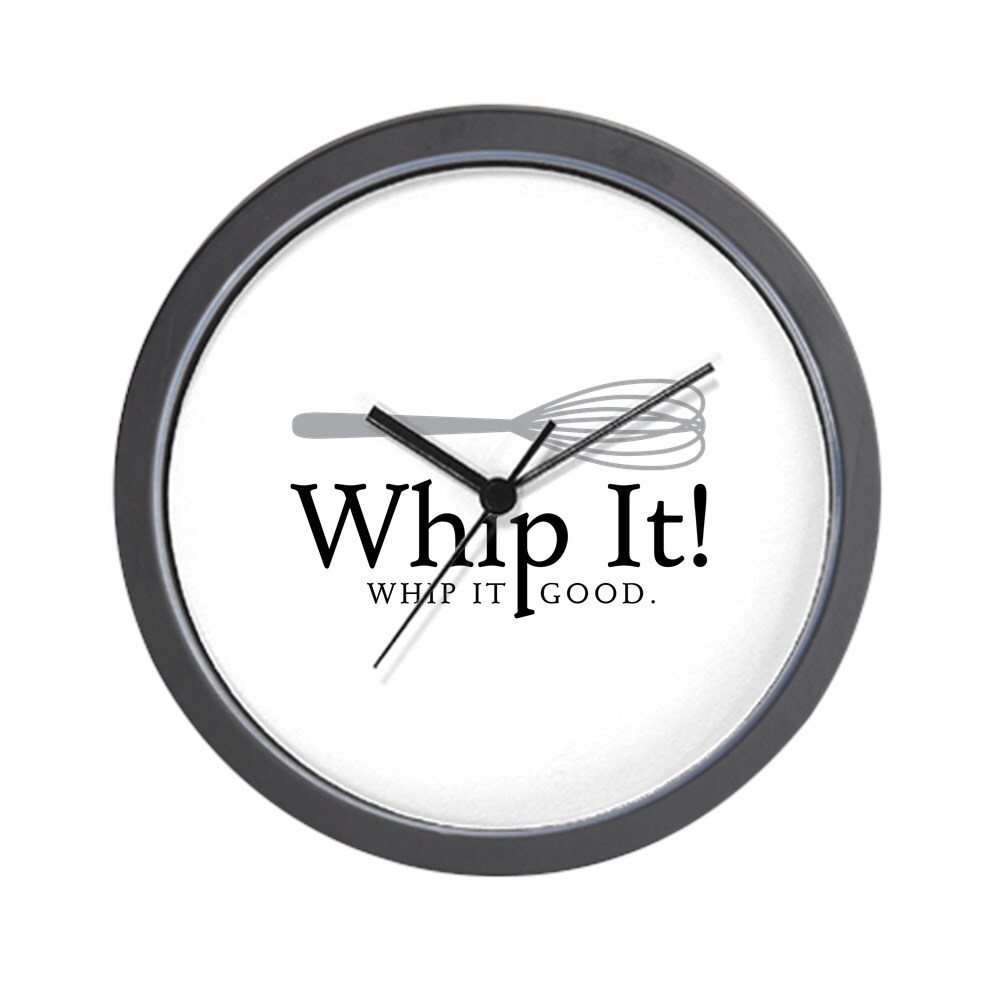 CafePress Whip It Unique Decorative 10" Wall Clock (1642577827)
