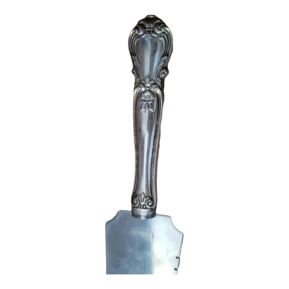 Cake Server Weidlich Ancestry Pattern Stainless Steal sterling silver handle