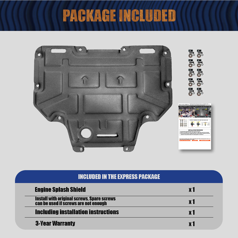 Lower Engine Cover For Audi Q7 2017-2024 Heavy duty Engine Shield Guard