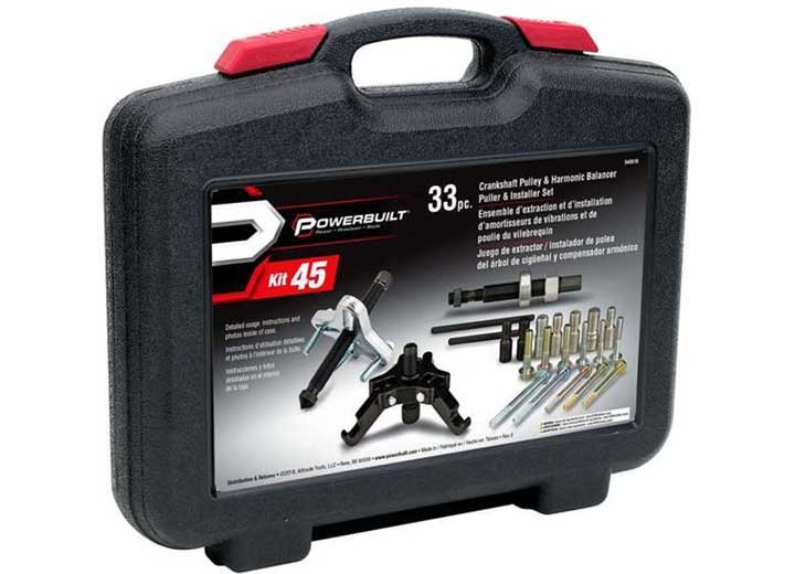 Powerbuilt 648616 Harmonic Balancer Puller / Pulley Installer Kit