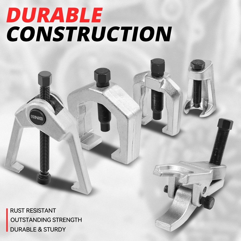 5Pc Front End Service Pitman Arm Puller Ball Joint Tie Rod Removal Tool Set Bule