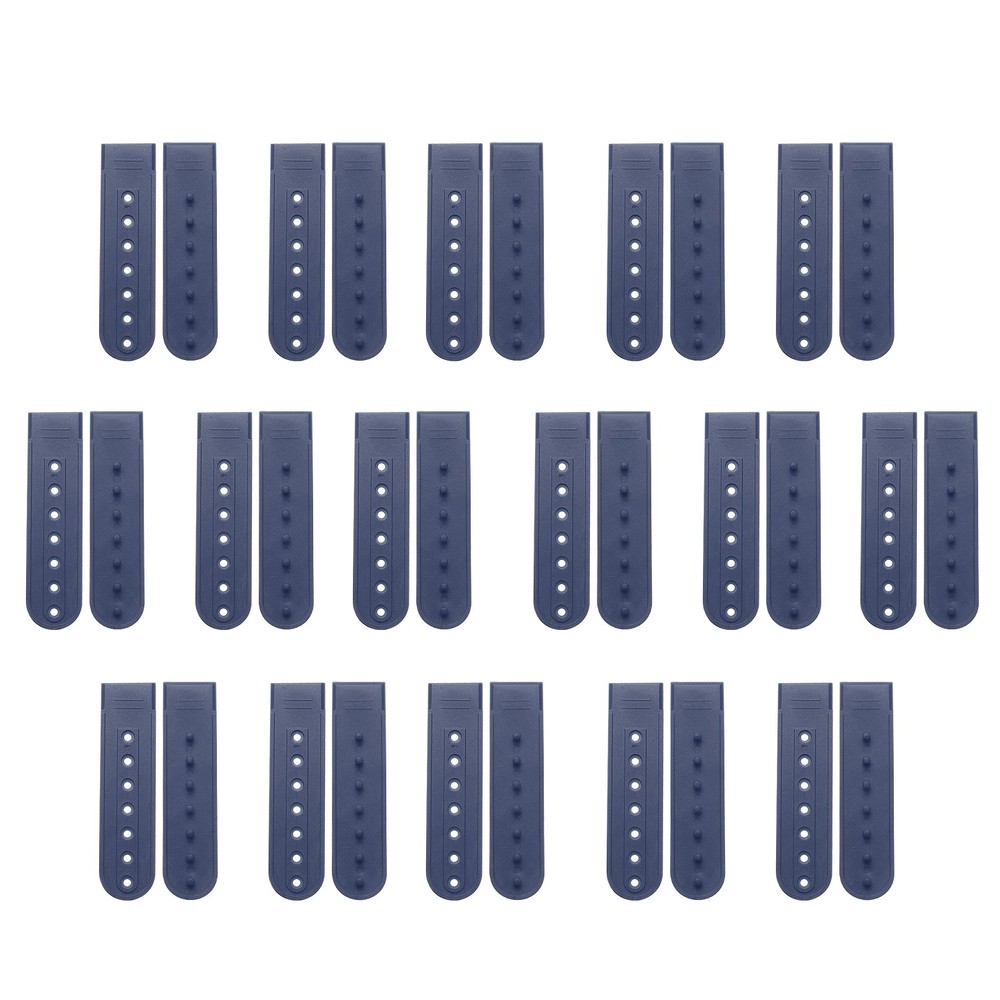16 Pairs Hat Snap Replacement, Adjustable Snapback  Cap Strap, Navy Blue