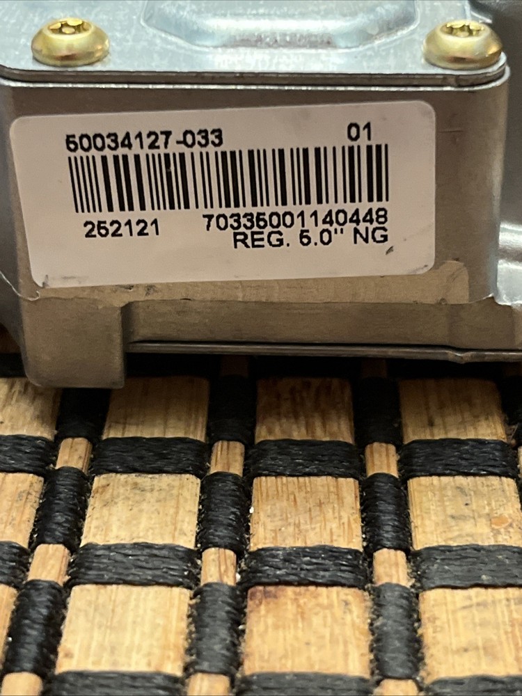 50034127-0033 Honeywell / Resideo Water Heater Natural Gas Valve Body