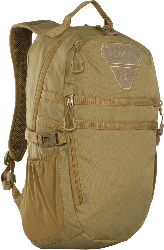 FHIOR Tactical Backpack 20L Coyote With Large Main Compartment Adjustable Straps