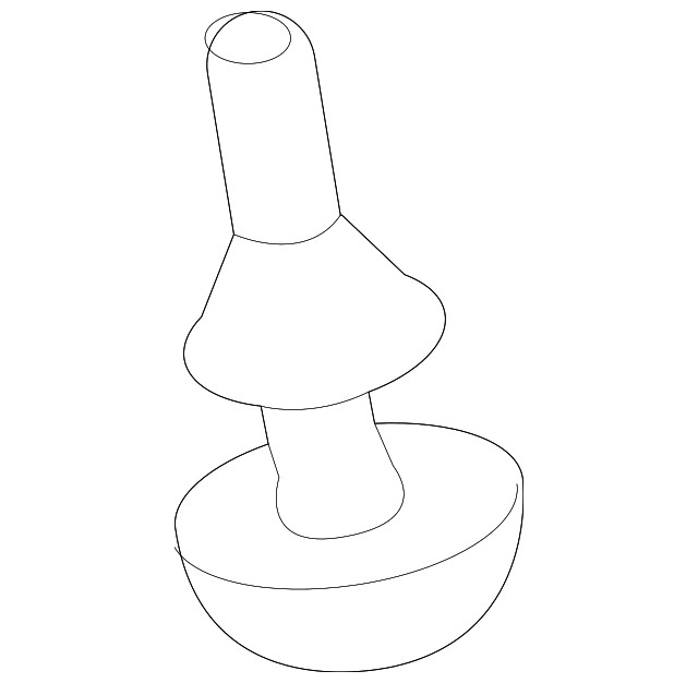 Genuine BMW Armrest Buffer 51-16-6-847-616
