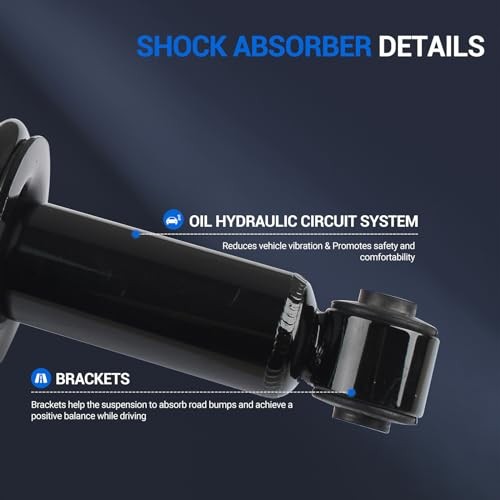 172401 Pair Rear Complete Strut & Coil Spring Assembly Compatible with 2007
