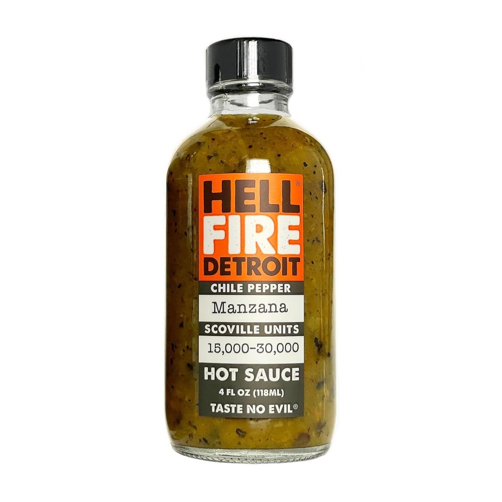 Hell Fire Detroit Manzana Hot Sauce