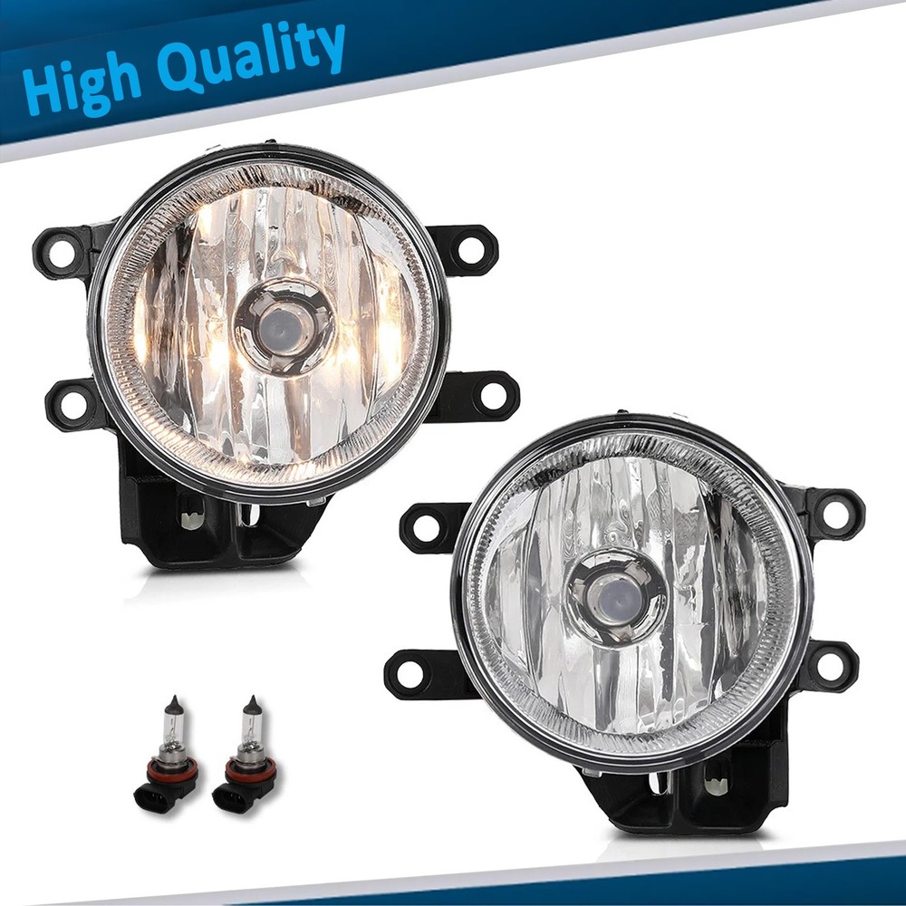 2 Bumper Fog Light Driving Lamps W/Bulbs Left+Right For Toyota 4Runner 2014-2020