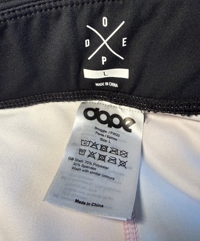 DOPE SNOW Base Layer Set Snuggle Top Lofty Tech Leggings Mirage Print Size Large