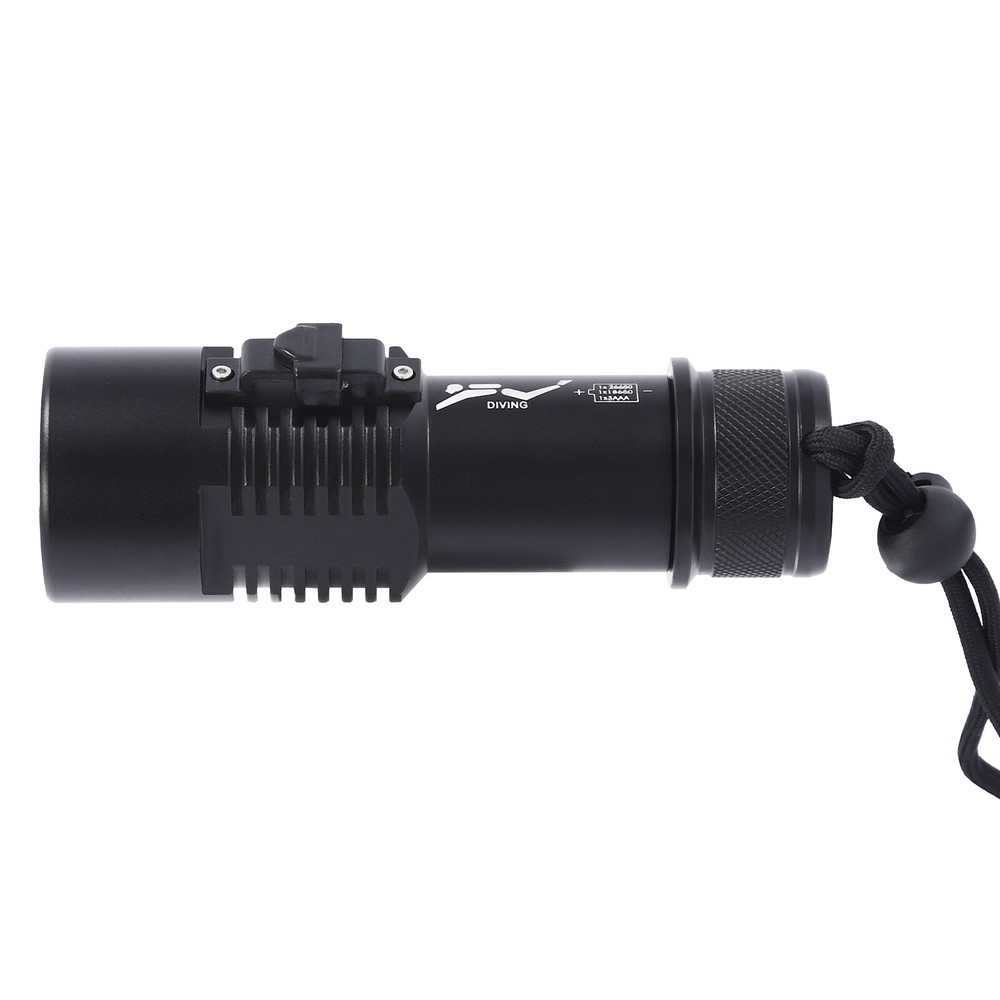 LED Dive Light, Waterproof Compact Bright Diving Torch, Submersible Flashlight