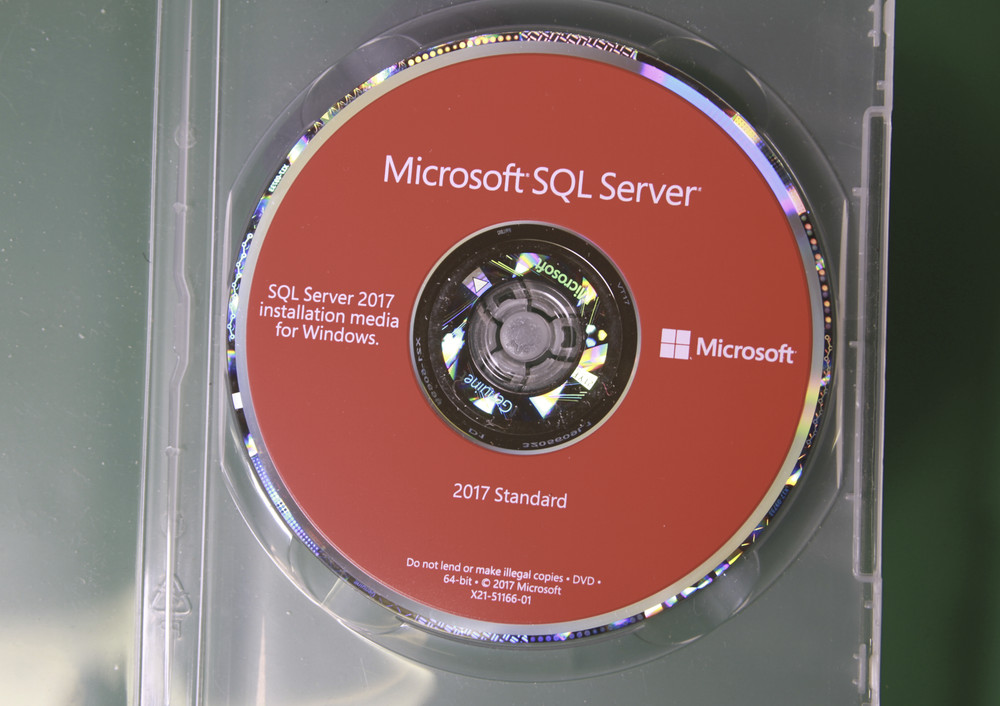 SQL Server 2017 Standard 24 Core DVD COA Genuine Holographic Authentic Retail