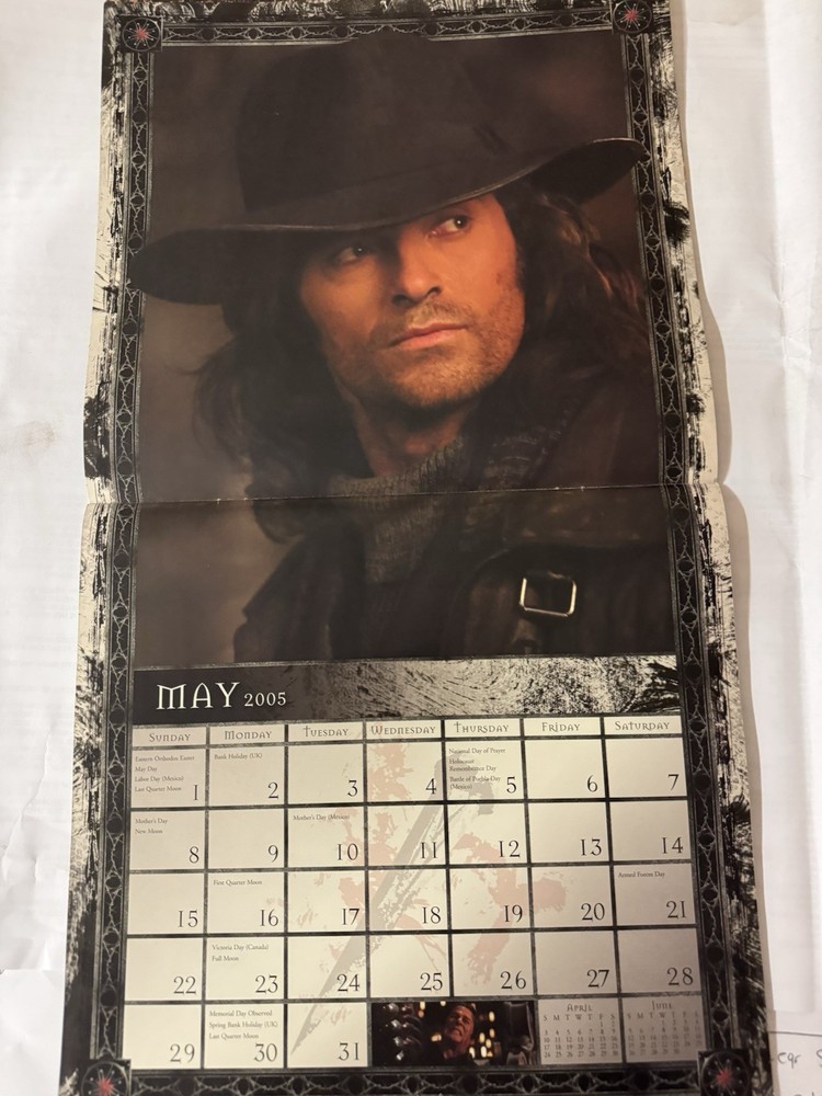 Van Helsing 2005 Wall Calendar(12X12)