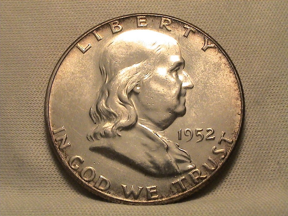 1952-P Silver Franklin Half Dollar