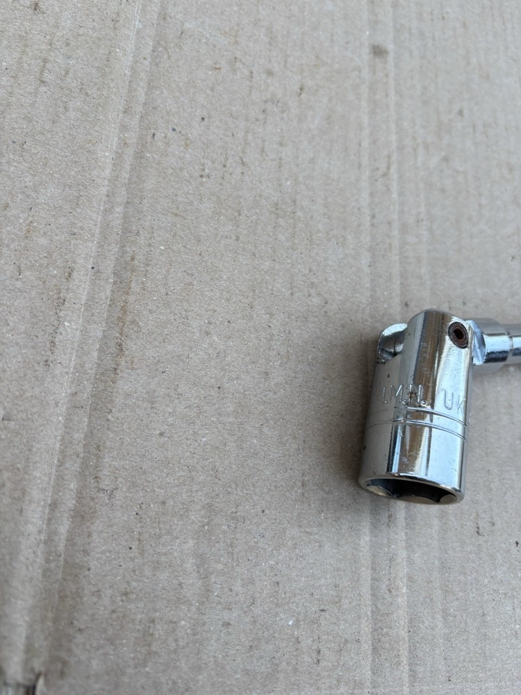 vintage MN UK Number 6B Swivel Socket On Fixed Bar, Garage Tool