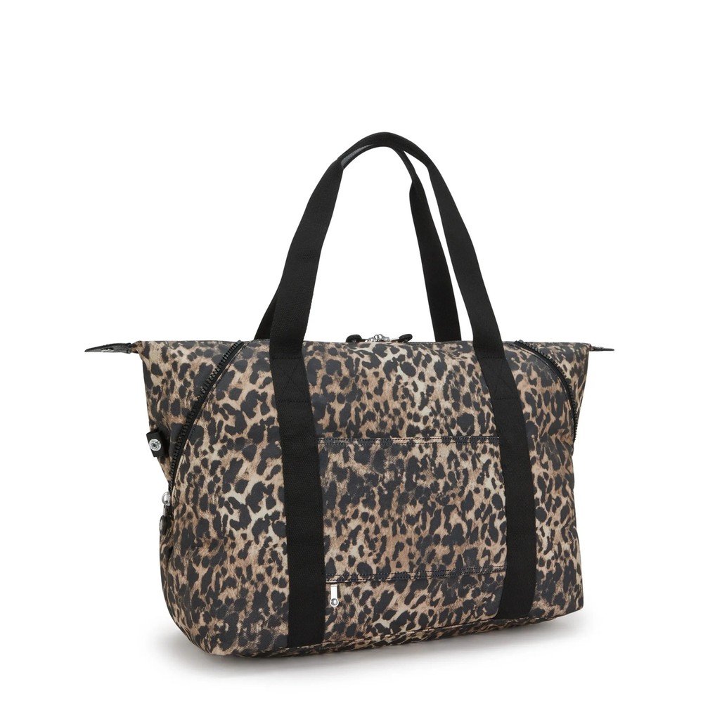 Kipling Art Medium Printed Tote Bag