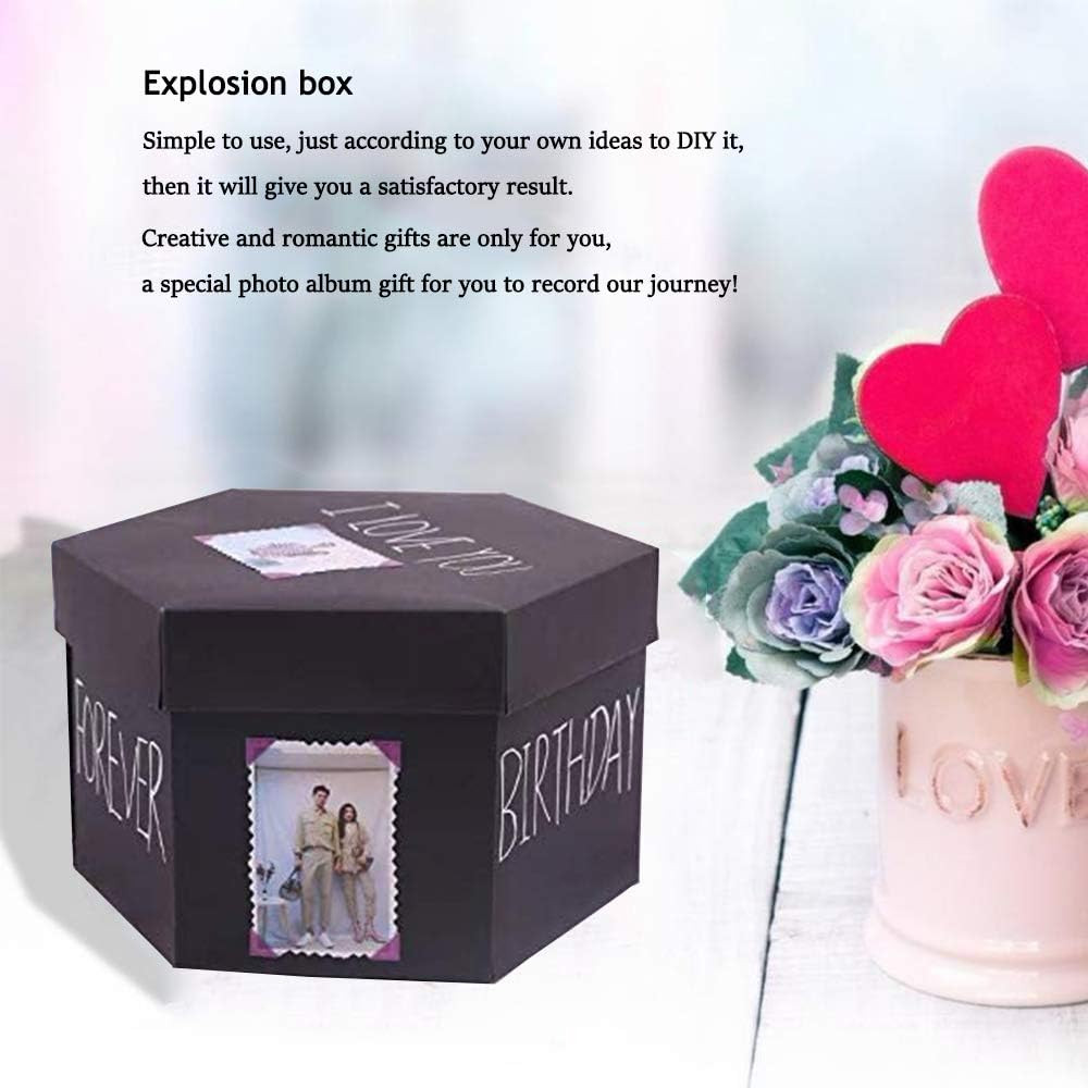 Explosion DIY Gift Set, Exploding Love Box for Couples, Sentimental Gift for Wed