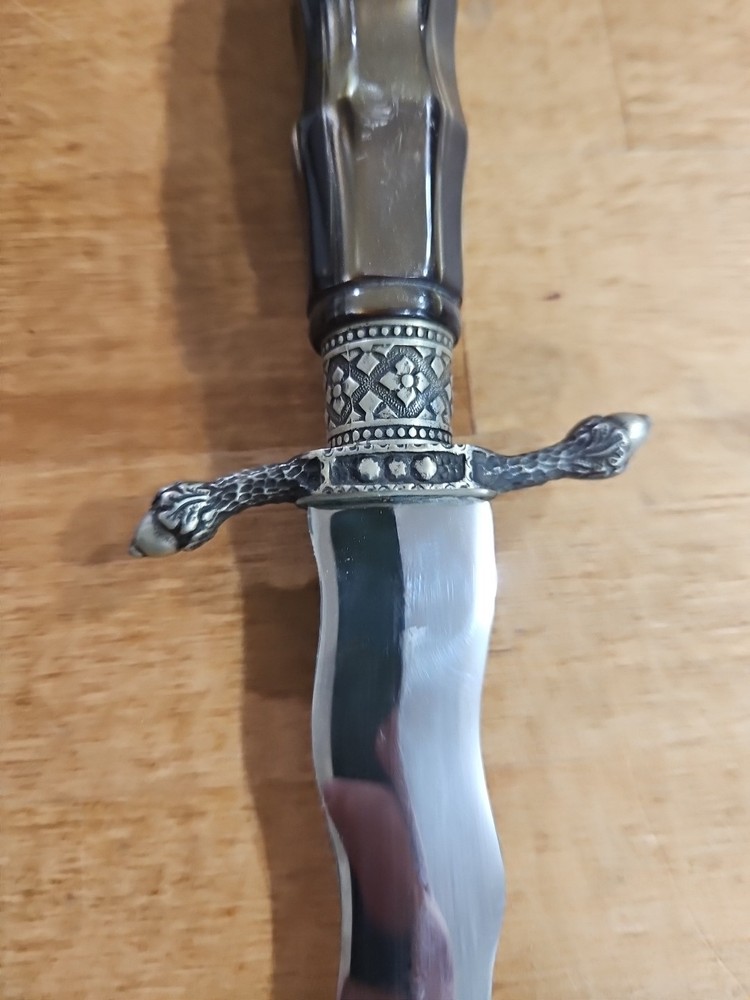 Linder Kris Dagger with leather sheath,