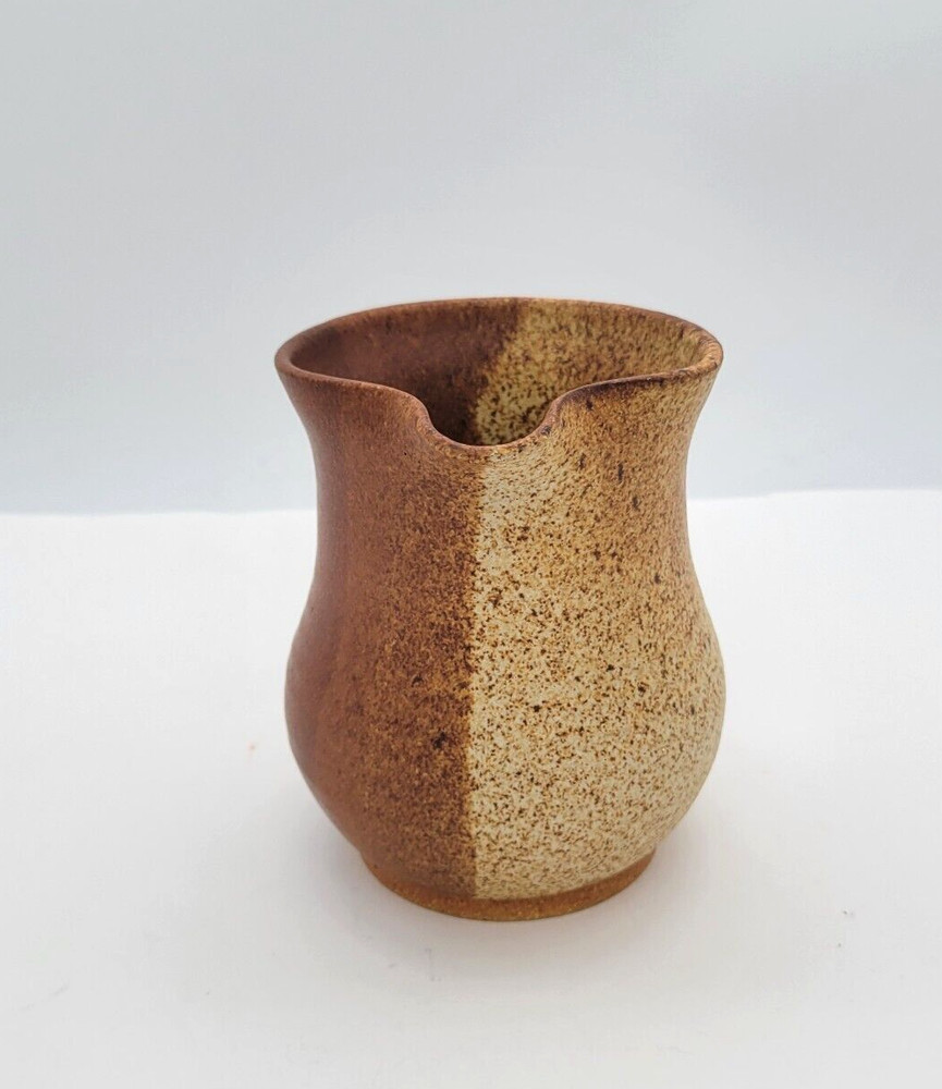 Anspach Pottery Small Pitcher Signed and Numbered 52/321