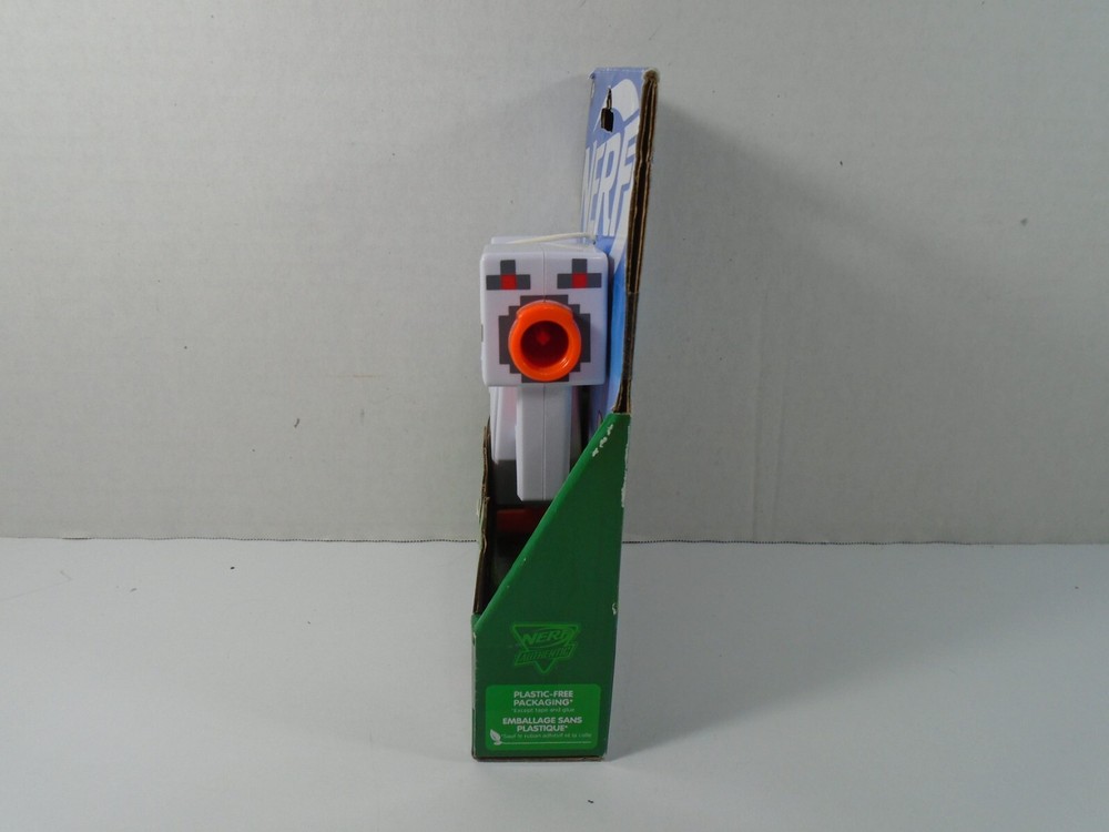 2021 HASBRO--MINECRAFT GHAST--NERF MICROSHOTS GUN (NEW)
