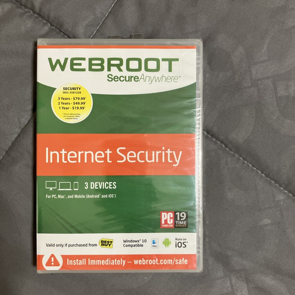 Webroot SecureAnywhere Internet Security 2006-2017 - Brand New