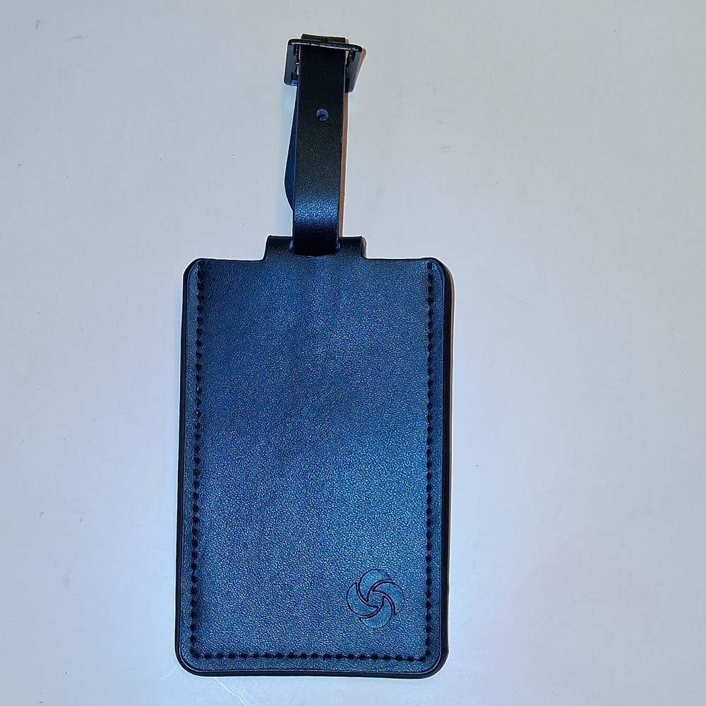 Samsonite Leather ID Tag