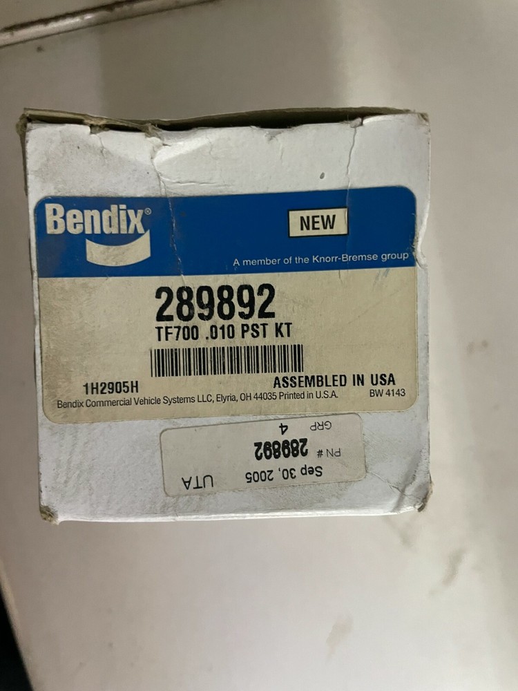Bendix TF700 .10 Piston/Wrist Pin Kit #289892
