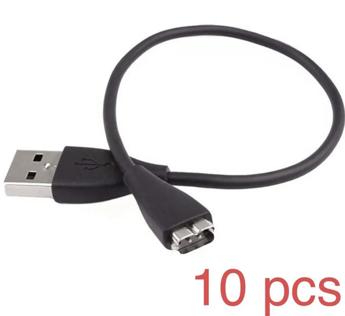 10PCS USB Replacement Charging Cables for Fitbit Charge HR 10inches