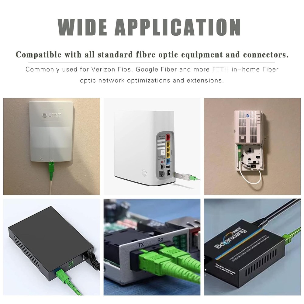 Armored fiber optic patch cable single mode internet cord