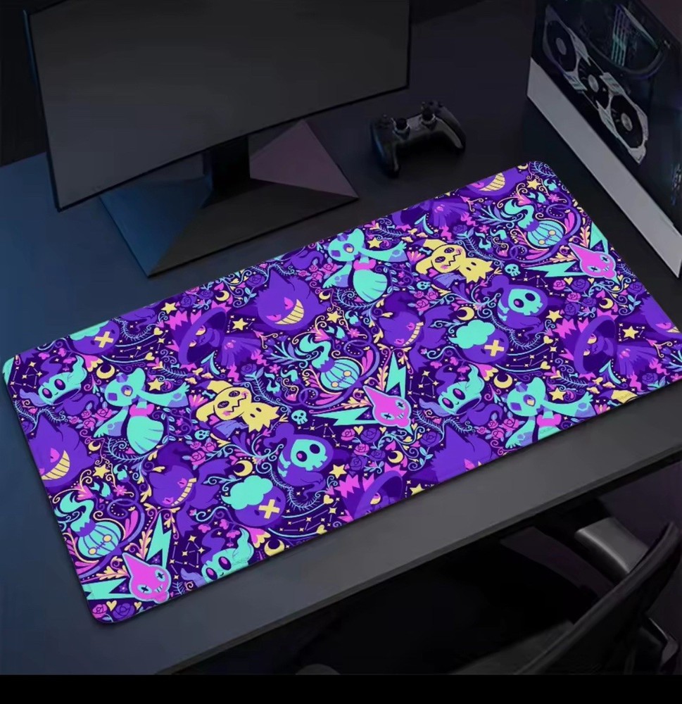 Pokemon Gengar Purple computer Desk Mat