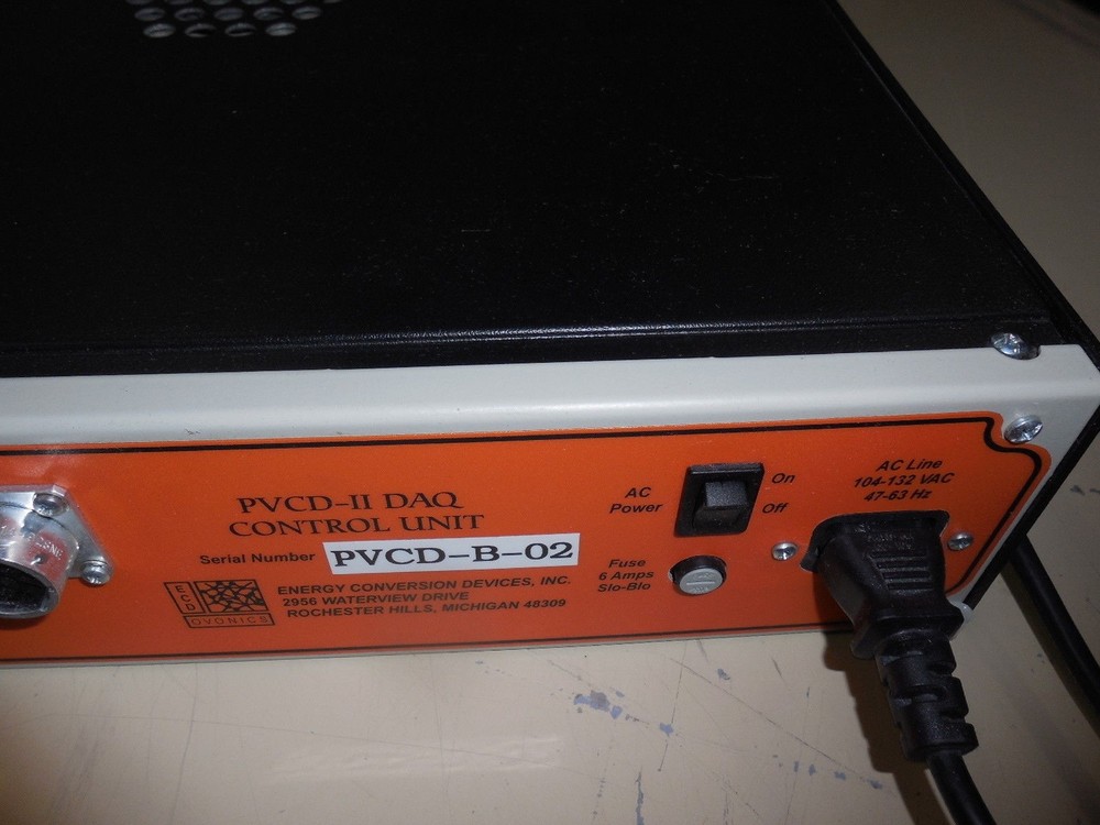 ECD Ovonics PVCD-II DAQ Control Unit Used NICE (O5)