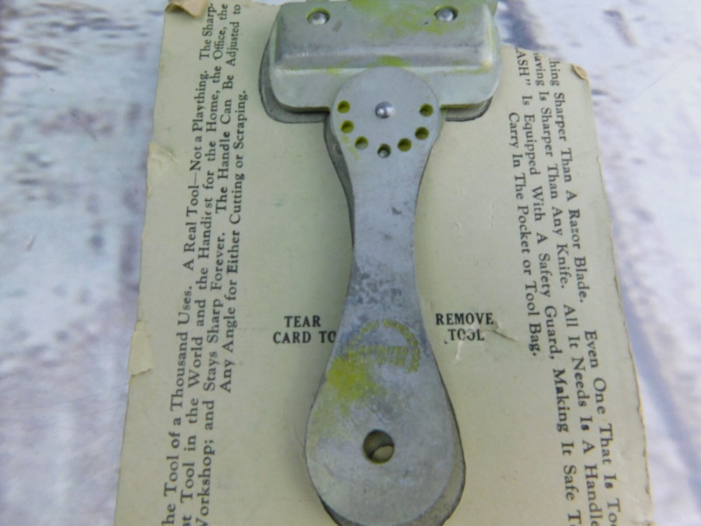 Vtg Flash Wonder Tool Flash Mechanical Devices New York Scraper