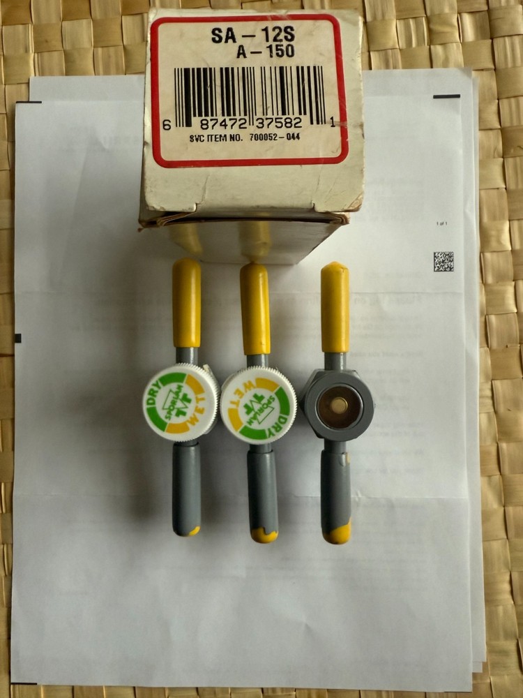 SPORLAN MOISTURE & LIQUID INDICATOR  SA-12S..1/4" ODF SOLDER...NOS...SEE PHOTOS