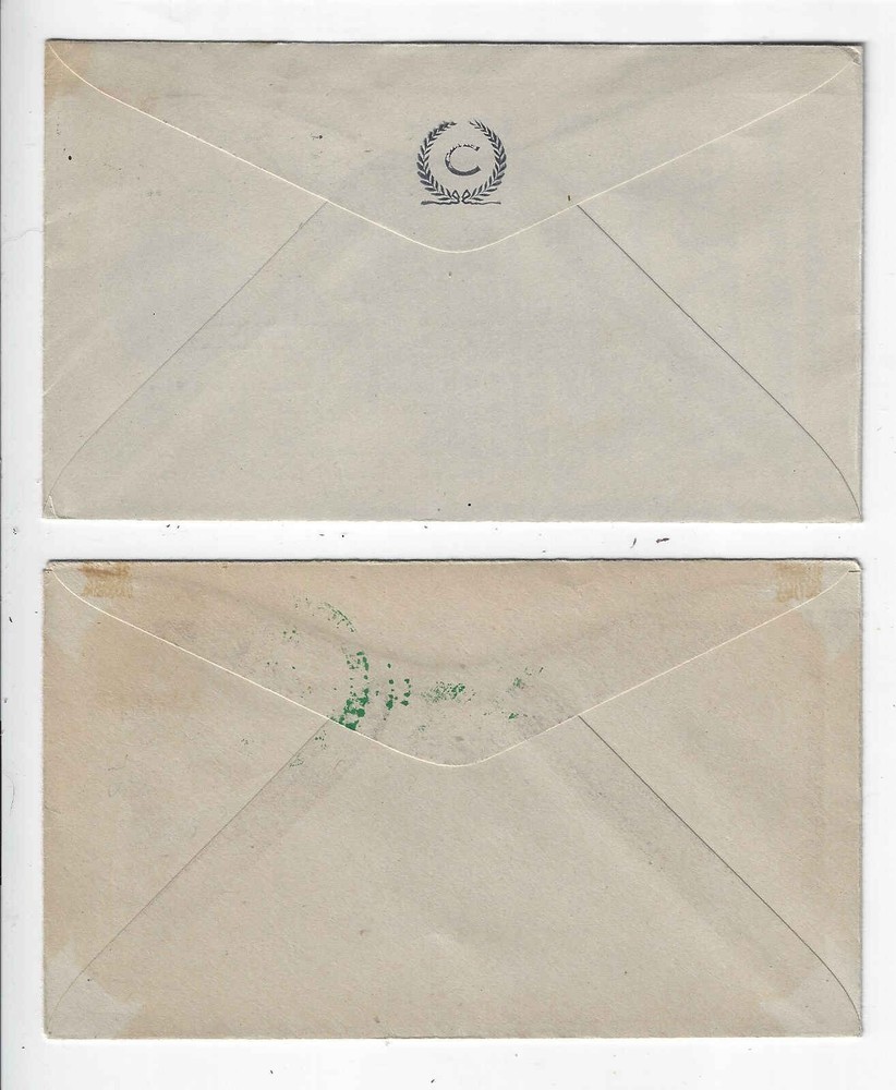 FDC's #645 x 7 cancels -- Valley Forge