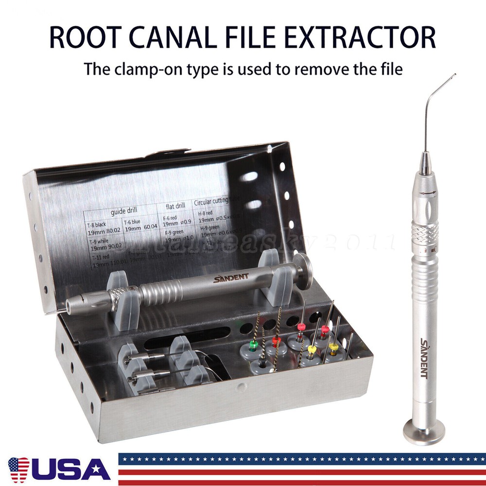 Dental Root Canal File Extractor Endo Broken Files Removal System Holder Tools