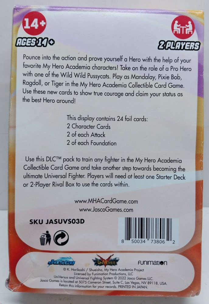 UniVersus My Hero Academia Deck Loadable Content Series 3 - Jasco Funimation