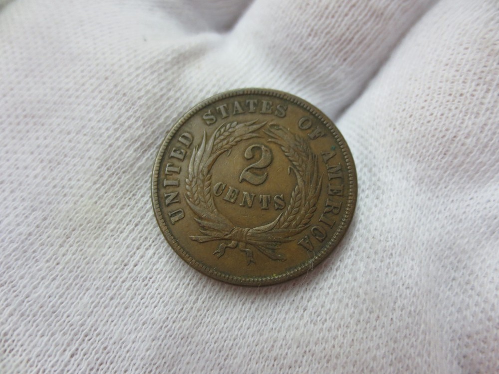 1869 Two Cent Piece (Set Break)