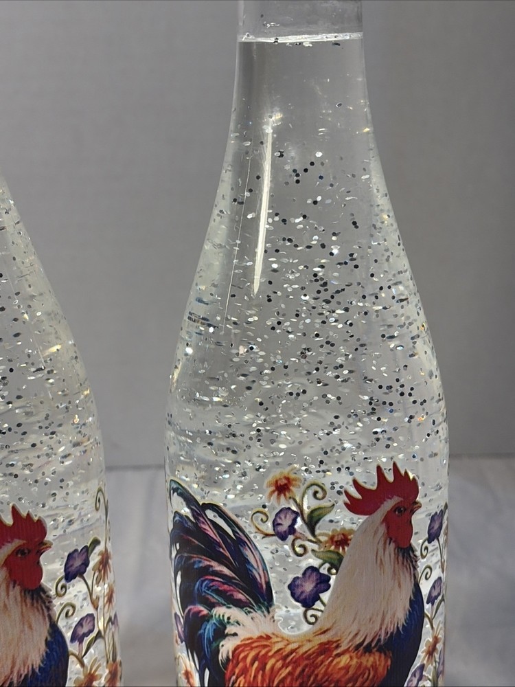 Rooster Glitter Globe Bottle Exclusive Light-lot 2