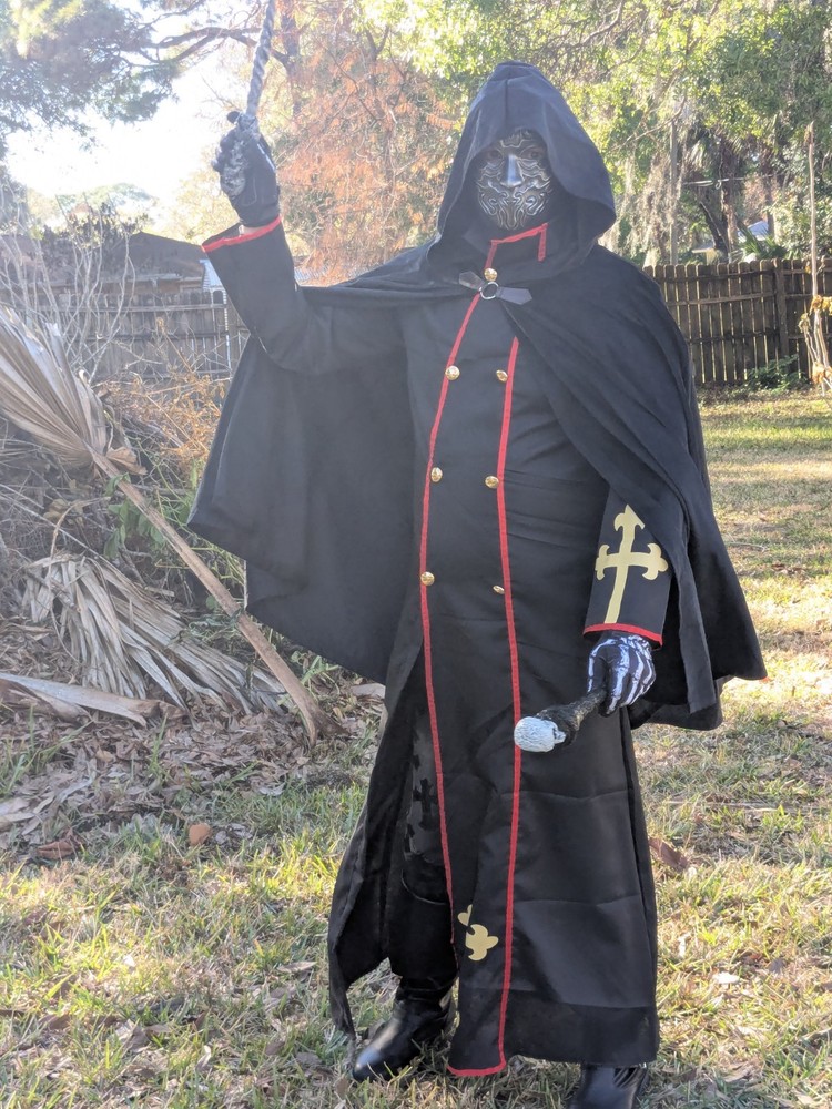 Black Priest Robe