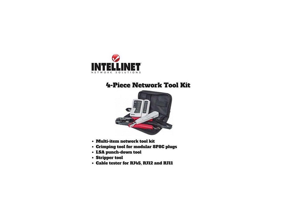 Intellinet 780070 4-Piece Network Tool Kit