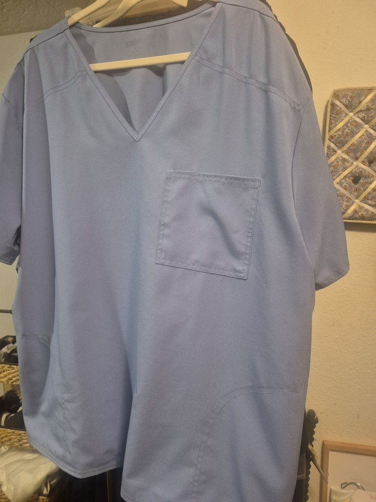 Plus Size Women's Scrub Tops