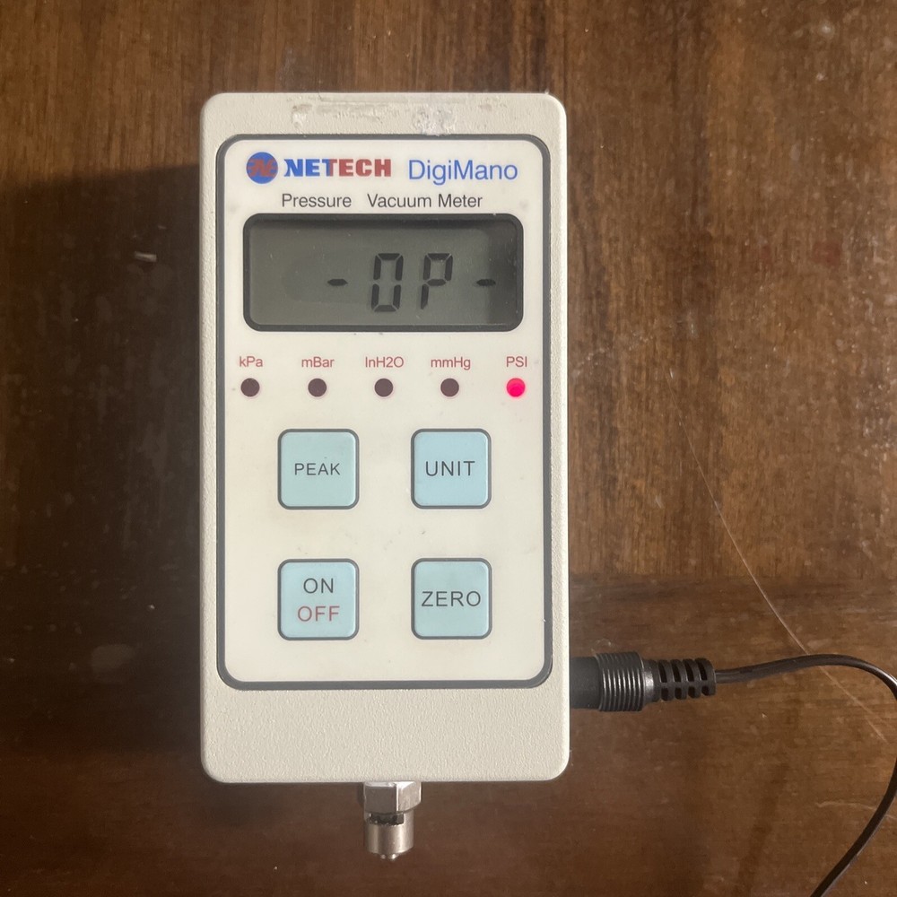 NETECH DIGIMANO PRESSURE / VACUUM METER 2000
