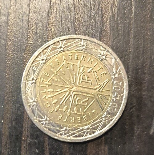 Rare Printed 2 Euro Coin