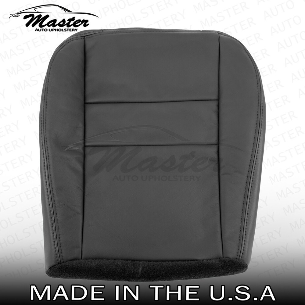 Replacement Fits 2009 - 2012 Ford Escape Front SOLID Black Leather Seat Covers