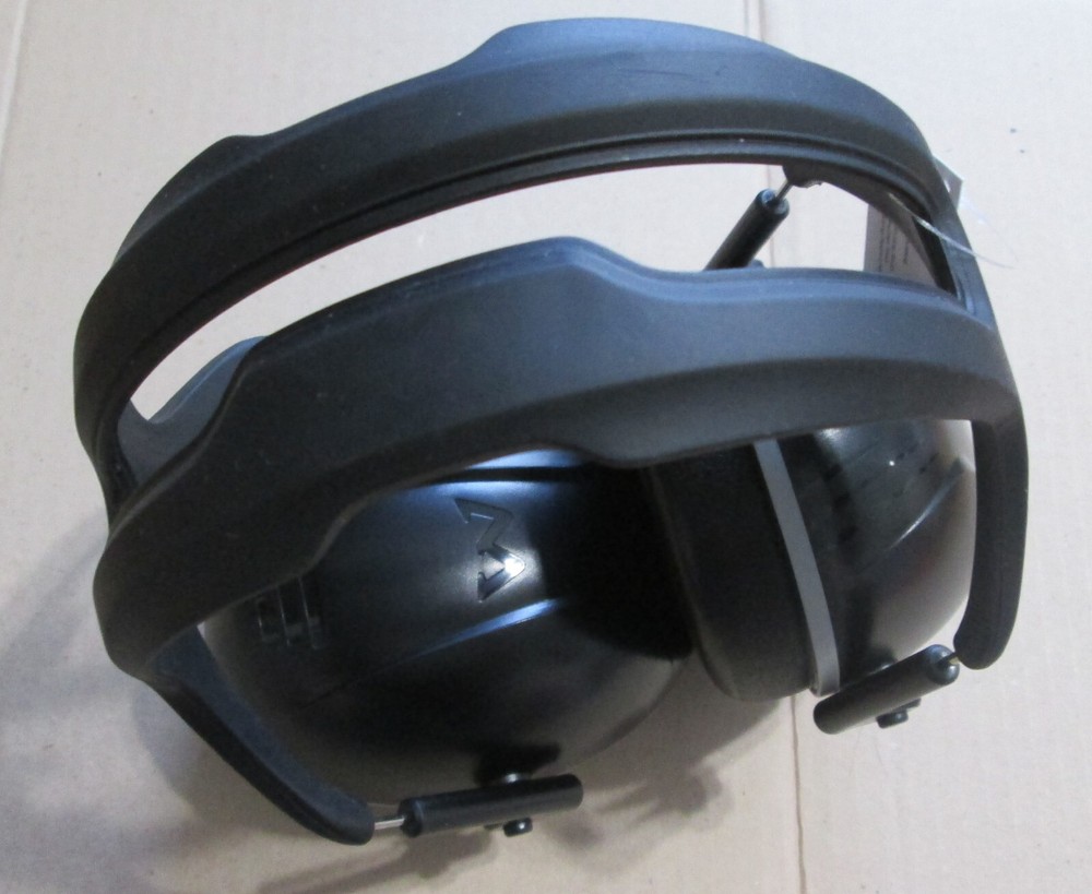 Mpow HP158A Noise Reduction Safety Ear Muffs Black Adjustable Range Yardwork NWT
