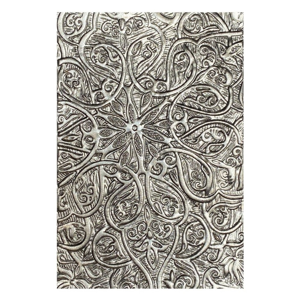 Plastic Embossing Folder Stencil with Retro Pattern for Diy Scrapbooking