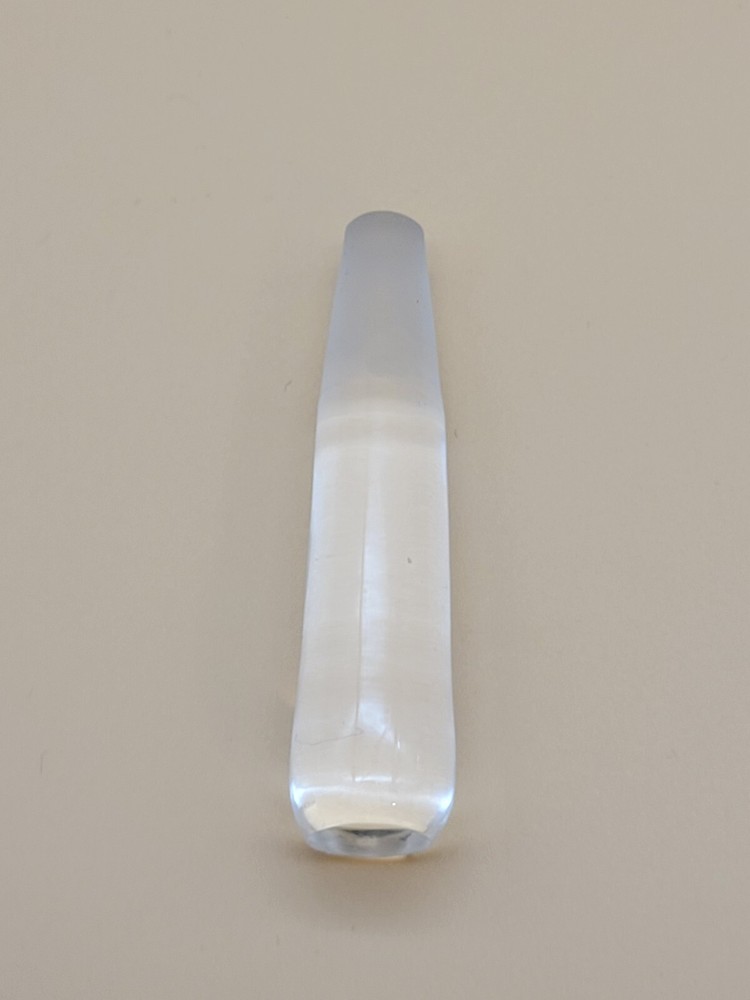 Orrefors Crystal Perfume Bottle Dabber Etched Design Signed