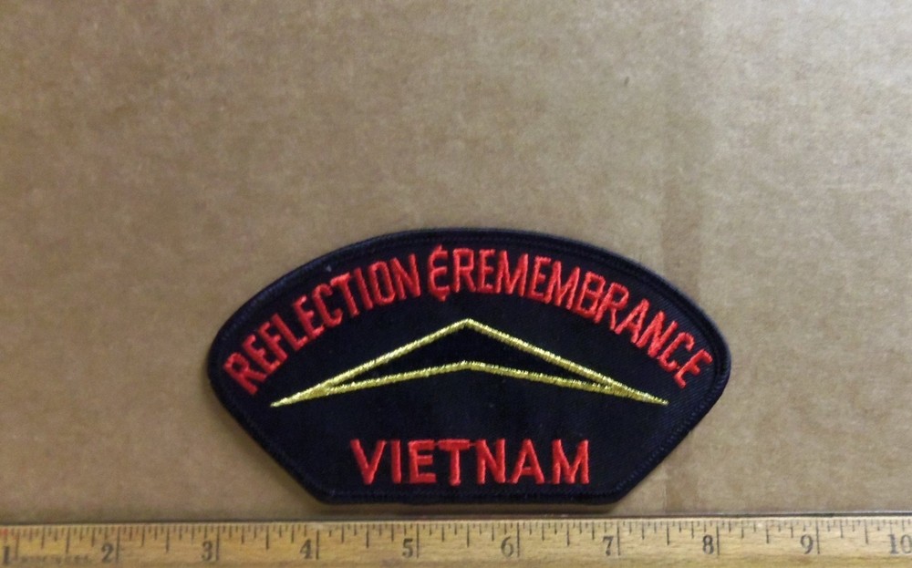 "Reflection & Remembrance Vietnam" Embroidered Patch