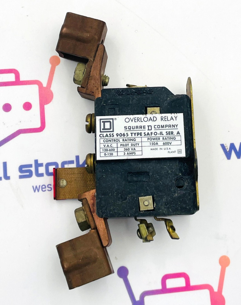 SQUARE D SAFO-IL Overload Relay