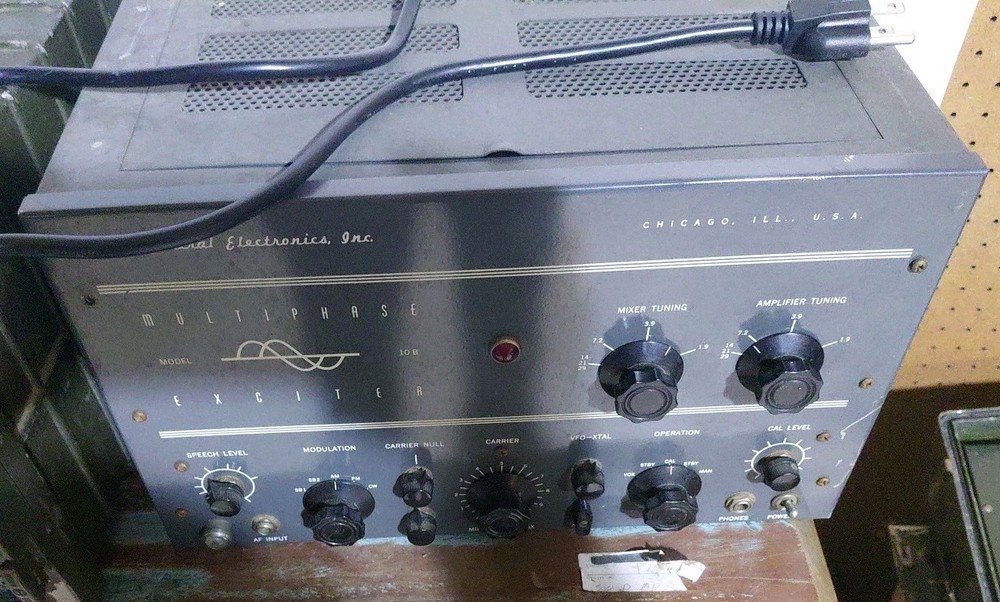 Central Electronics Multiphase Exciter, Model 10-B. Untested Power Up ONLY