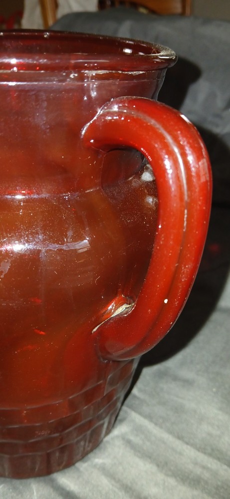 Anchor Hocking ROYAL RUBY WINDSOR PATTERN Pitcher